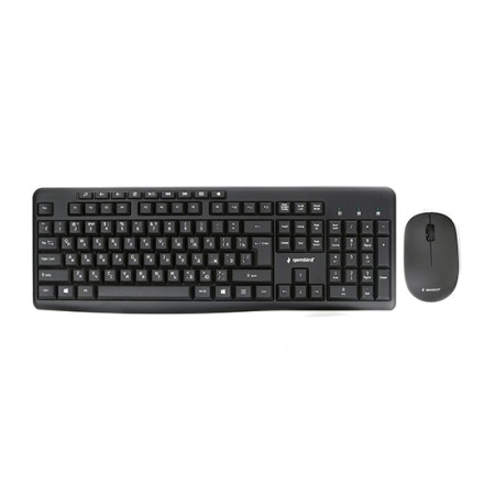 Клавиатура+мышь беспроводная Gembird KBS-9400 черный