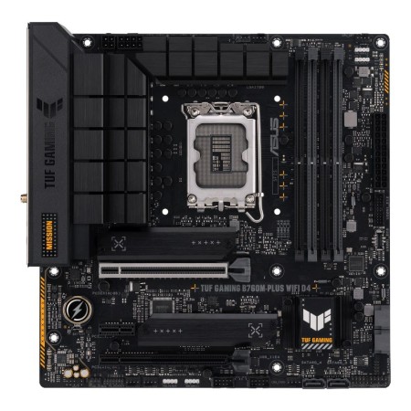 Материнская плата ASUS TUF GAMING B760M-PLUS WIFI D4 (90MB1DG0-M0EAY0) черный