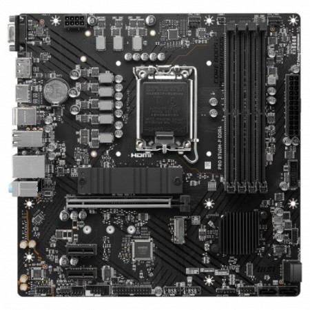 Материнская плата MSI PRO B760M-P DDR4 черный