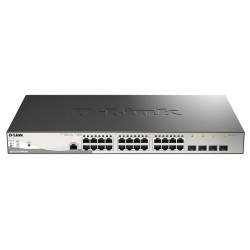 Коммутатор D-Link DGS-1210-28MP/ME (DGS-1210-28MP/ME/B2A) черный