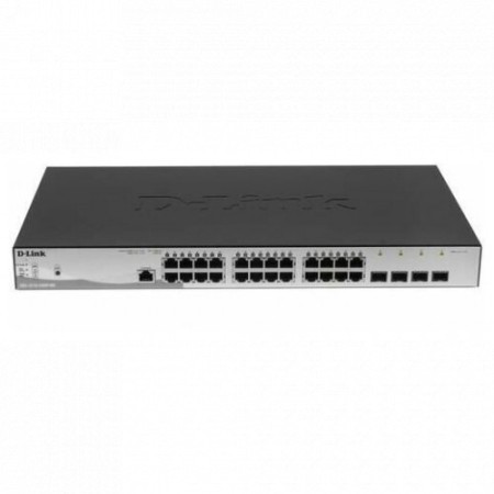 Коммутатор D-Link DGS-1210-28P/ME/B2A черный