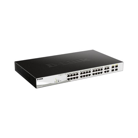 Коммутатор D-Link DGS-1210-28P/ME/B2A черный