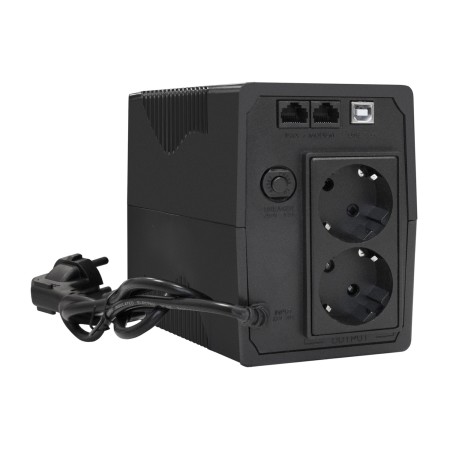 ИБП ExeGate ULB-1000.LCD.AVR.2SH.RJ.USB черный (С АККУМУЛЯТОРОМ)