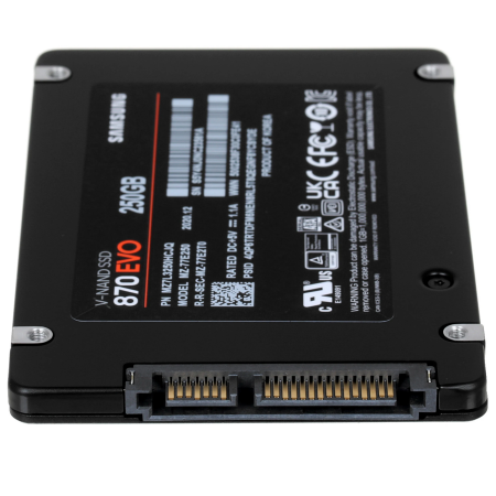 250 ГБ SSD диск Samsung 870 EVO (MZ-77E250BW) черный