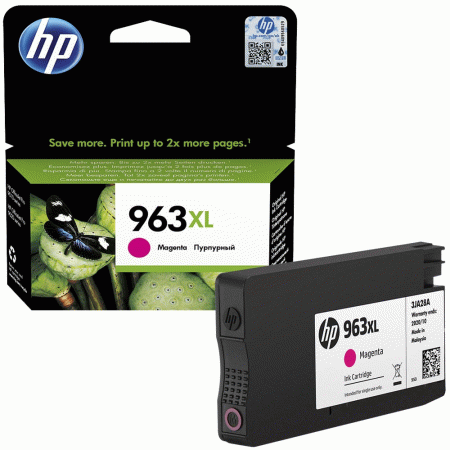 Картридж струйный HP 963XL (3JA28AE) пурпурный (с чипом)
