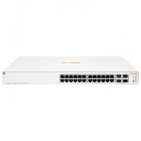 Коммутатор HPE Aruba Instant On 1830 24G 12p Class4 PoE 2SFP (JL813A#ABB) белый