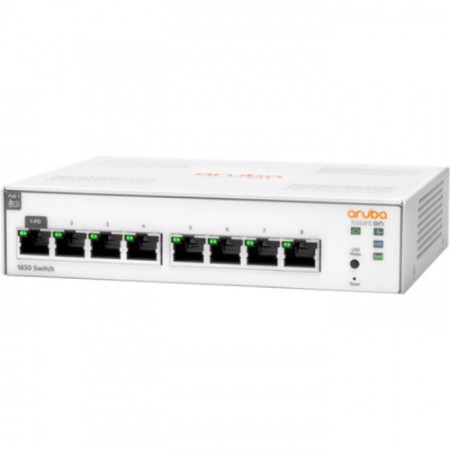 Коммутатор HPE Aruba Instant On 1830 8G 4p Class4 PoE 65W (JL811A#ABB) белый