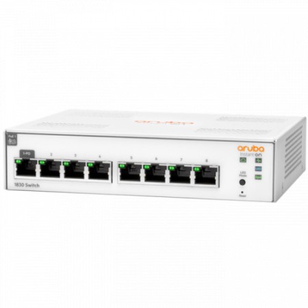 Коммутатор HPE Aruba Instant On 1830 8G Switch (JL810A#ABB) белый
