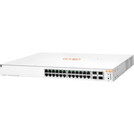 Коммутатор HPE Aruba Instant On 1930 24G Class4 PoE 4SFP/SFP+ 370W Switch (JL684A#ABB) белый
