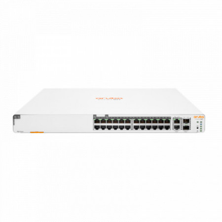 Коммутатор HPE Aruba Instant On 1960 24G 20p Class4 4p Class6 PoE 2XGT 2SFP+ 370W Switch (JL807A#ABB) белый