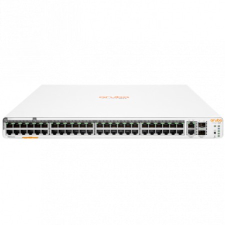 Коммутатор HPE Aruba Instant On 1960 48G 40p Class4 8p Class6 PoE 2XGT 2SFP+ 600W Switch (JL809A#ABB) белый
