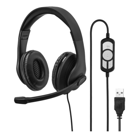 Наушники Hama HS-USB300 (00139924) черный