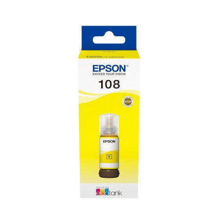 Чернила Epson 108 EcoTank (C13T09C44A) жёлтый