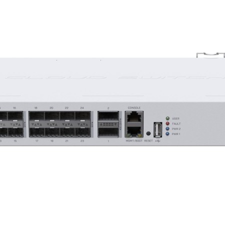Коммутатор MikroTik CRS328-24P-4S+RM белый