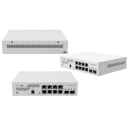 Коммутатор MikroTik CSS610-8P-2S+IN белый