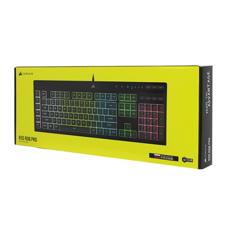 Клавиатура проводная Corsair K55 RGB PRO (CH-9226765-RU) черный