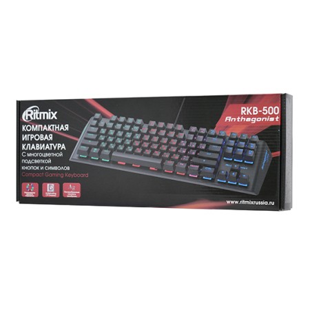 Клавиатура проводная Ritmix RKB-500 (80000730) Черный