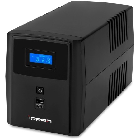 ИБП Ippon Smart Power Pro II Euro 1200 (1029740) черный (С АККУМУЛЯТОРОМ)