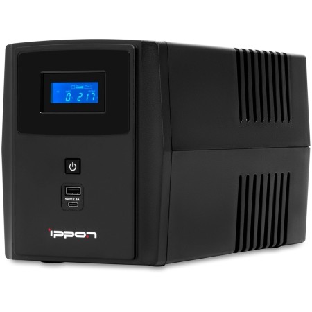 ИБП Ippon Smart Power Pro II 1600 (1005588) черный (С АККУМУЛЯТОРОМ)