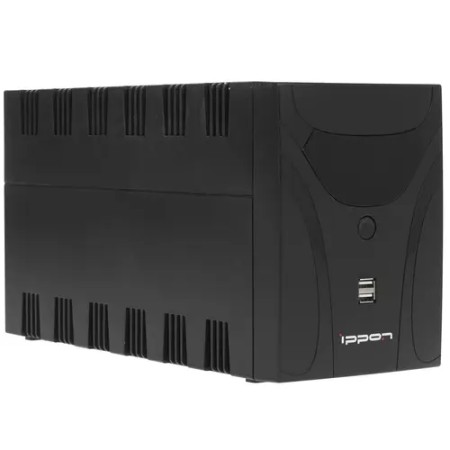 ИБП Ippon Smart Power PRO ll 1600 (1005588) черный (С АККУМУЛЯТОРОМ)