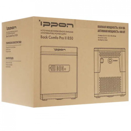 ИБП Ippon Back Comfo Pro II 850 (1189990) черный