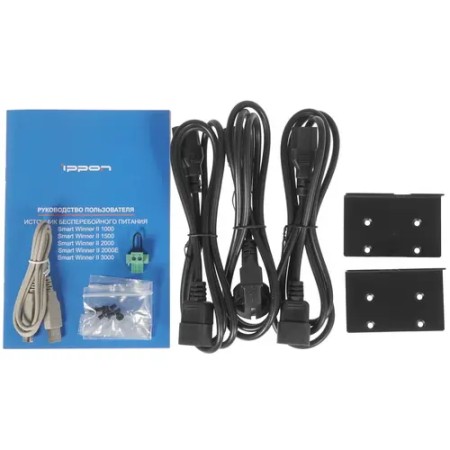 ИБП Ippon Smart Winner II 1500 (1192978) черный (С АККУМУЛЯТОРОМ)