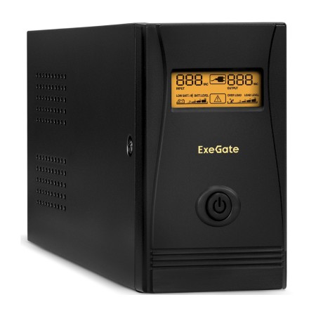 ИБП ExeGate SpecialPro Smart LLB-600.LCD.AVR.2SH.RJ.USB черный (С АККУМУЛЯТОРОМ)