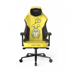Кресло игровое DX Racer CRA/PRO/YN/Rabbit in Dino (CRA-PR014-YN-H1) желто-черный