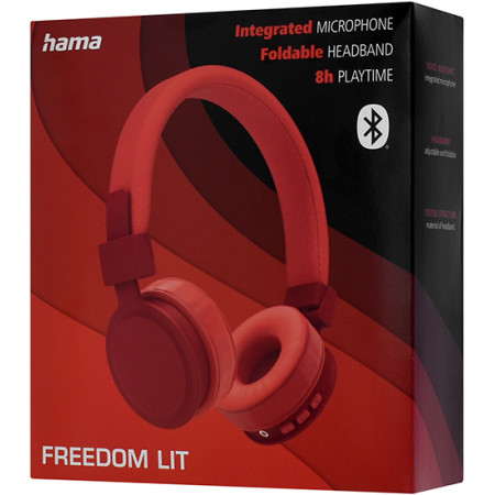 Наушники Hama Freedom Lit (00184087) Красный