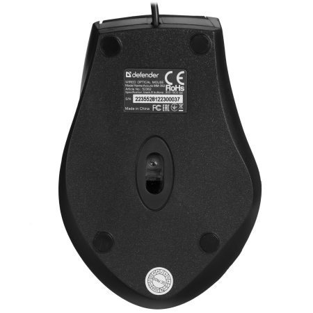 Мышь проводная Defender Accura MM-362 (52362) черный