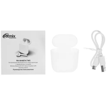 Наушники Ritmix RH-804BTH (80000667) белый