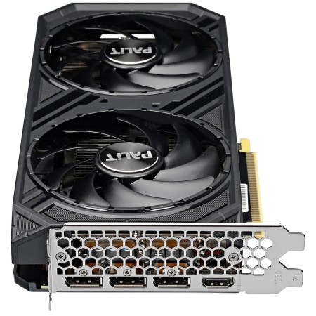 Видеокарта Palit GeForce RTX 4060 Ti Dual (NE6406T019P1-1060D) 8 Гб черный