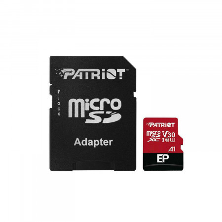 64 ГБ Карта памяти Patriot EP microSDXC (PEF64GEP31MCX) + адаптер черный