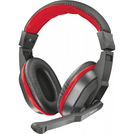 Наушники Trust Ziva Gaming Headset черно-красный