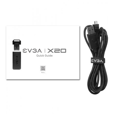 Мышь беспроводная EVGA X20, черный