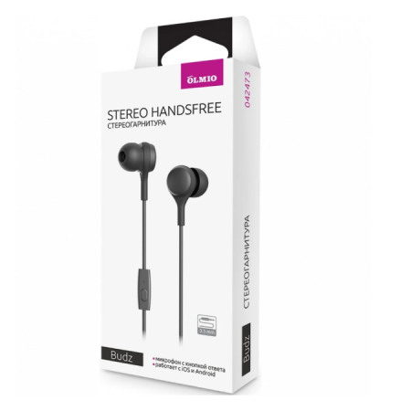 Наушники Olmio Budz (042473) черный