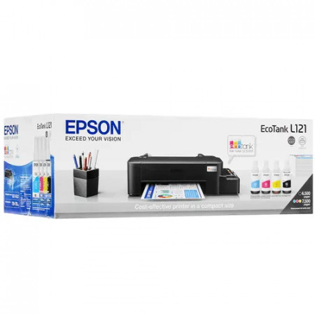 Принтер струйный Epson L121 (C11CD76414) черный