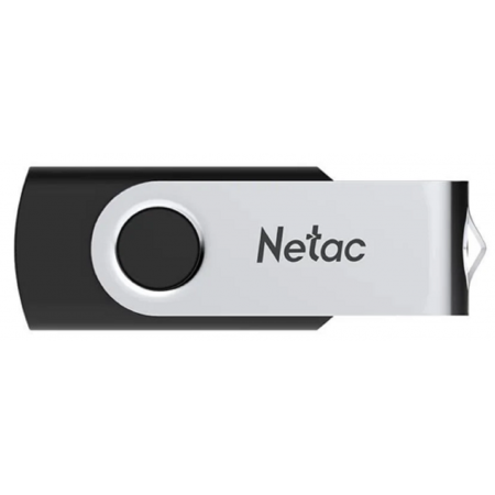 32 ГБ USB Флеш-накопитель Netac U505 (NT03U505N-032G-30BK) серебристый/черный