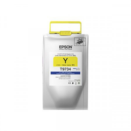 Картридж струйный Epson T9734 (C13T973400) жёлтый