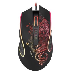 Мышь проводная Defender Venom GM-640L (52640) черный