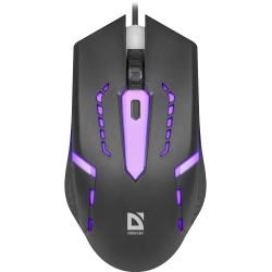 Мышь проводная Defender Flash MB-600L (52600) черный