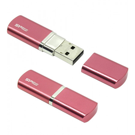 16 ГБ USB Флеш-накопитель Silicon Power Lux Mini 720 (SP016GBUF2720V1H) розовый