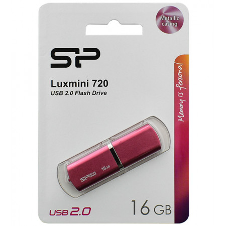 16 ГБ USB Флеш-накопитель Silicon Power Lux Mini 720 (SP016GBUF2720V1H) розовый