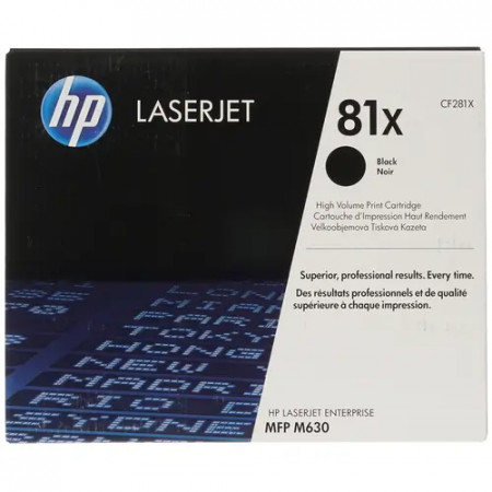 Картридж лазерный HP 81X (CF281X) черный (повышенная емкость)