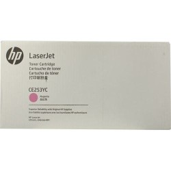 Тонер-картридж лазерный HP 504Y (CE253YC) пурпурный (с чипом)