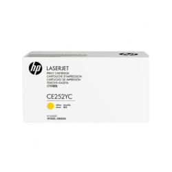 Тонер-картридж лазерный HP 504A (CE252YC) жёлтый (с чипом)