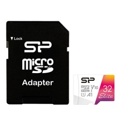 32 ГБ Карта памяти Silicon Power Elite microSDHC (SP032GBSTHBV1V20SP) белый + адаптер 32 ГБ Карта памяти Silicon Power Elite microSDHC (SP032GBSTHBV1V20SP) белый + адаптер