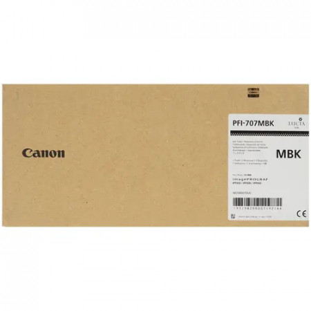 Картридж струйный Canon PFI-707 MBK (9820B001) черный