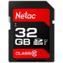 32 ГБ Карта памяти Netac P600 SDHC (NT02P600STN-032G-R) черный
