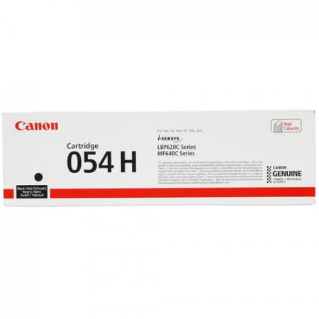Тонер-картридж лазерный Canon 054H Bk (3028C002) черный (повышенная емкость)